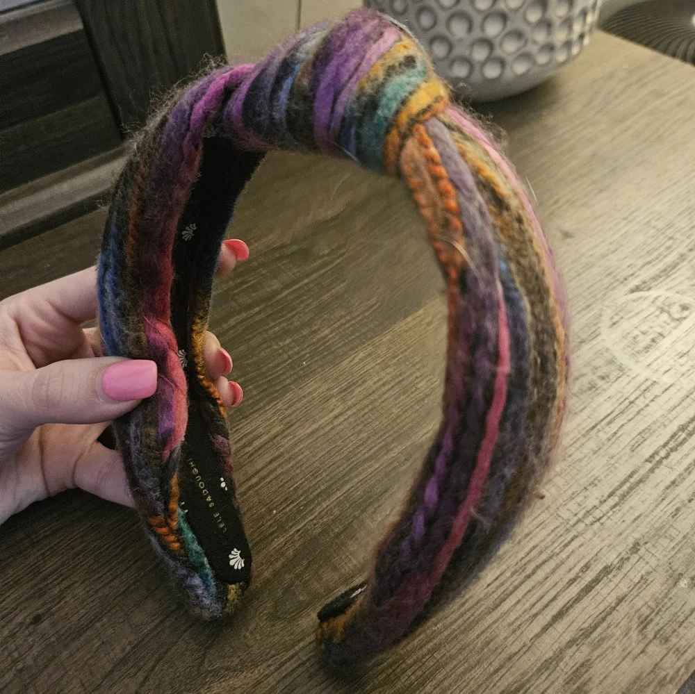 Lele Sadoughi Colorful Knit Headband with Knot